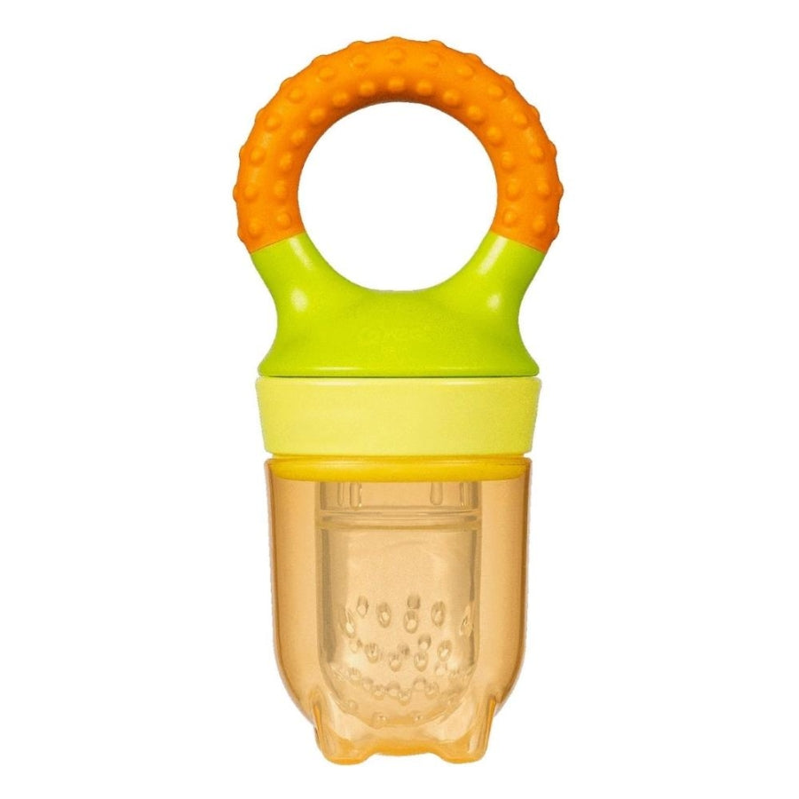Wee Baby Fruit Feeder for Safe Self-Feeding Orange 6+ Months