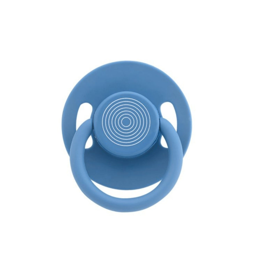 Wee Baby Round Tip Pacifier for Soothing Comfort Blue Size 2