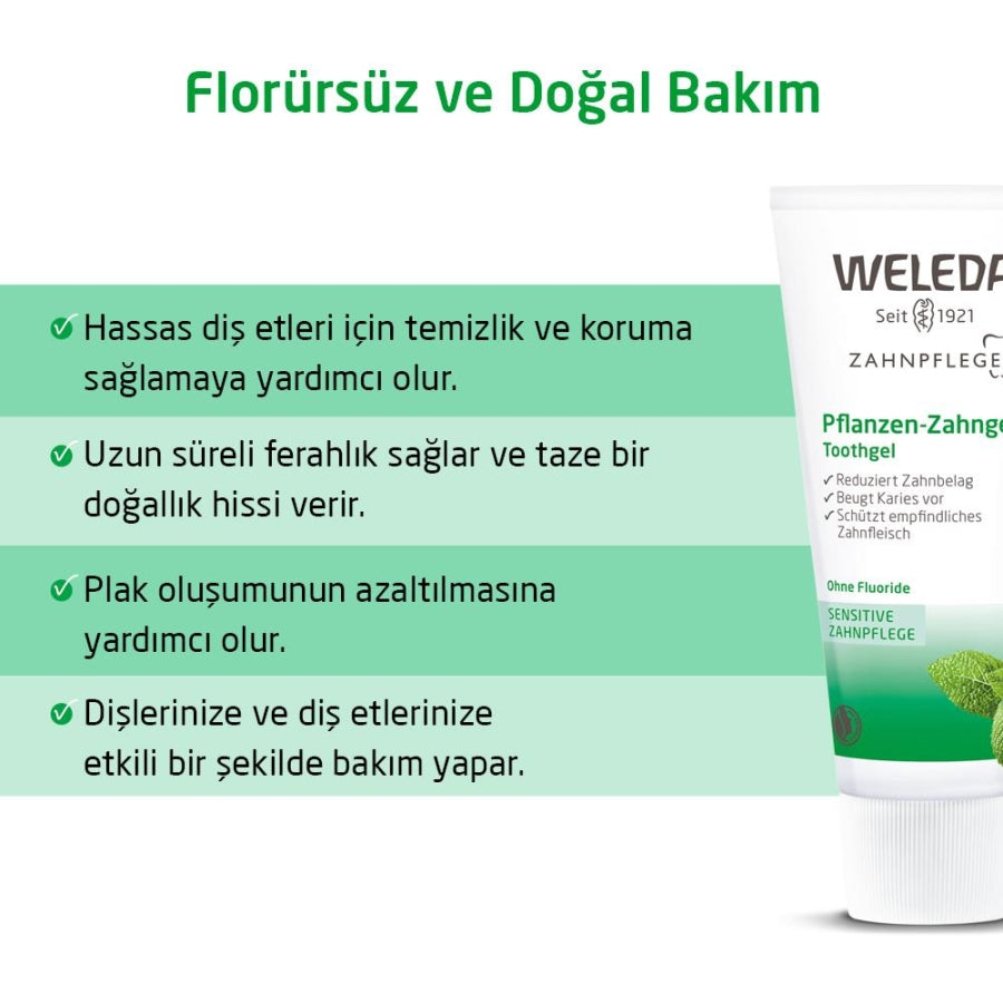 Weleda Oral Care Set with Ratanhia and Plant Gel Toothpastes 2x75ml