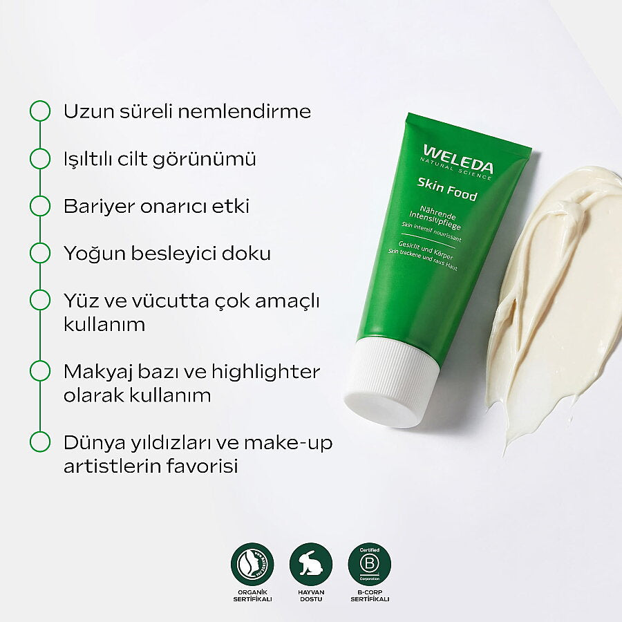 Weleda Skin Food & Jonzac BB Cream Medium Glass Skin Set 2-Piece