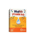 Wellvit D3K2 Vitamin D3 & Vitamin K2 Dietary Supplement Spray 30ml