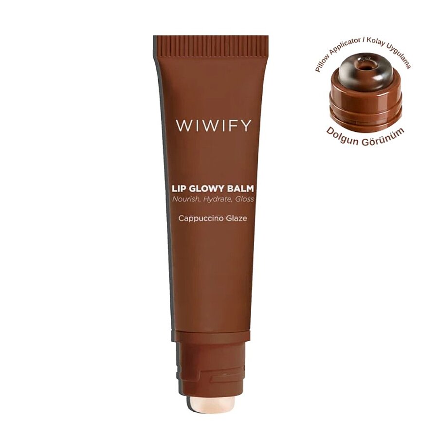 Wiwify Cappuccino Glaze Lip Balm Gloss & Hydration 13 ml