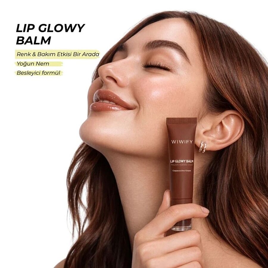 Wiwify Cappuccino Glaze Lip Balm Gloss & Hydration 13 ml