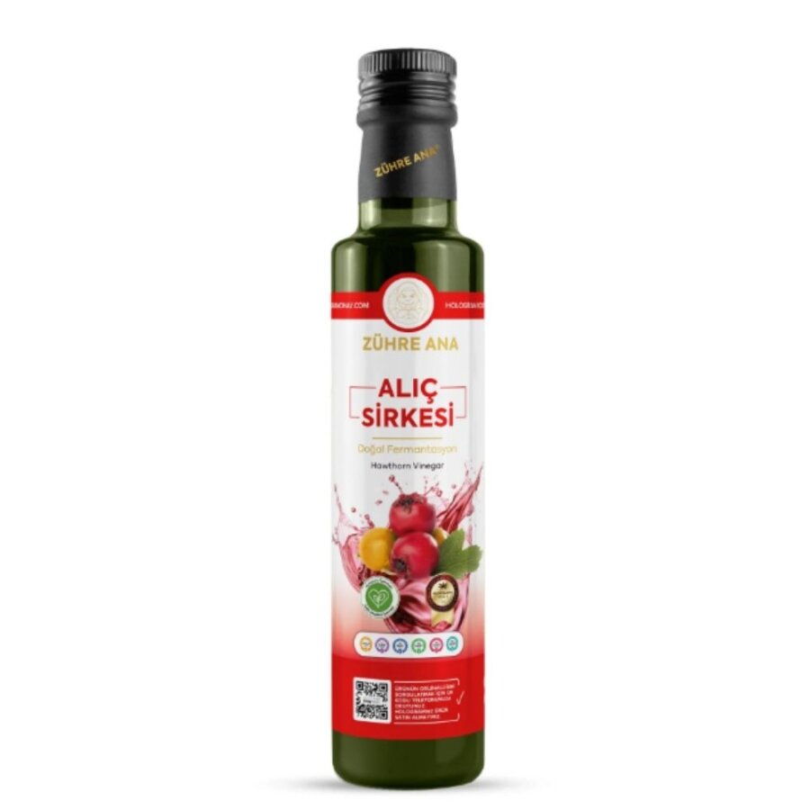Zuhre Ana Hawthorn Vinegar Natural Fermentation 500 ml