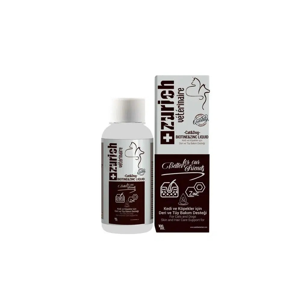 Zurich Biotin & Zinc Skin and Coat Support Liquid 100 ml